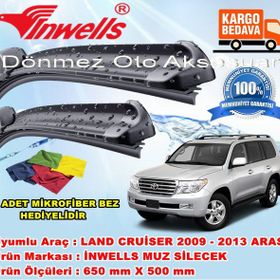 Inwells Toyota Land Cruiser 2009-2013 Ön Muz Silecek Takımı
