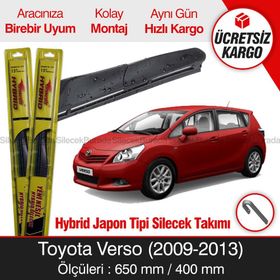 Inwells Toyota Verso Hybrid 2009-2013 Silecek Takımı