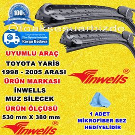 Inwells Toyota Yaris 1998-2005 Muz Silecek Takımı