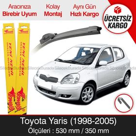 Inwells Toyota Yaris 1998-2005 Muz Silecek Takımı