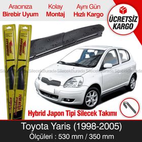 Inwells Toyota Yaris 1998-2005 Muz Silecek Takımı