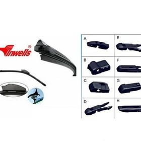 İnwells Üniversal 8 Aparatlı 53 cm Muz Tipi Silecek
