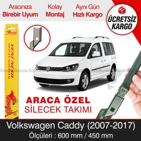 Inwells Volkswagen Caddy 2007-2017 Muz Silecek Takımı