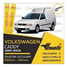 Inwells Volkswagen Caddy Muz 1995-2003 Silecek Takımı