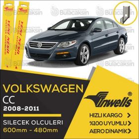 Inwells Volkswagen CC 2008-2011 Uyumlu Muz Silecek Takımı