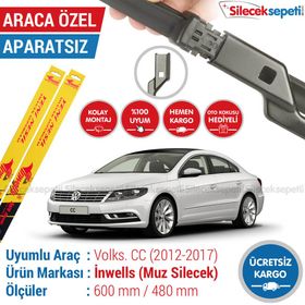 Inwells Volkswagen CC 2012-2017 Muz Silecek Takımı