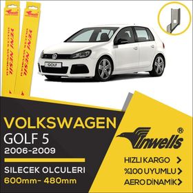 Inwells Volkswagen Golf 5 2006-2009 Muz Silecek Takımı
