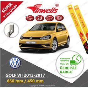 Inwells Volkswagen Golf 7 2013-2017 Muz Silecek Takımı
