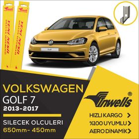 Inwells Volkswagen Golf 7 2013-2017 Muz Silecek Takımı