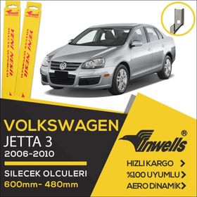 Inwells Volkswagen Jetta 2006-2010 Muz Silecek Takımı