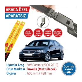 Inwells Volkswagen Passat 2006-2010 B6 Muz Silecek Takımı
