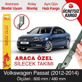 Inwells Volkswagen Passat 2012-2014 Muz Silecek Takımı