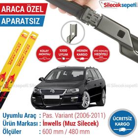 Inwells Volkswagen Passat Variant 2006-2011 Muz Silecek Takımı