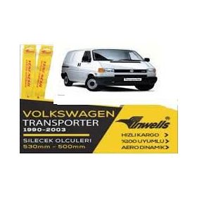 Inwells Volkswagen T4 Transporter 1990-2003 Ön Muz Silecek Takımı
