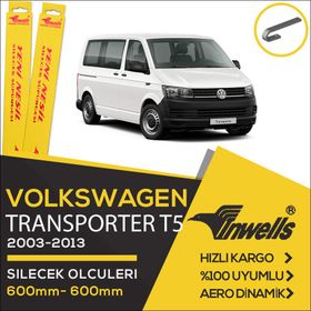 Inwells Volkswagen Transporter T5 2003-2013 Ön Muz Silecek Takımı
