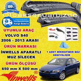 Inwells Volvo S40 2006-2013 Muz Silecek Takımı