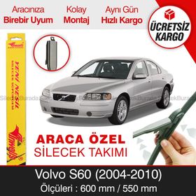 Inwells Volvo S60 2004-2010 Muz Silecek Takımı