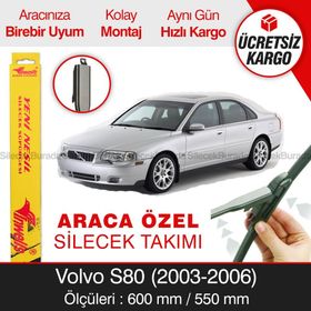 Inwells Volvo S80 2003-2006 Muz Silecek Takımı