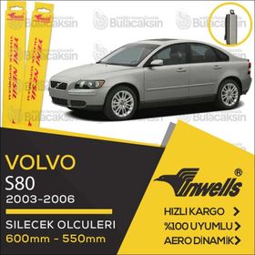 Inwells Volvo S80 2003-2006 Muz Silecek Takımı