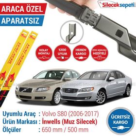 Inwells Volvo S80 2006-2017 Muz Silecek Takımı