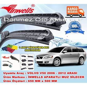 Inwells Volvo V50 2006-2012 Muz Silecek Takımı