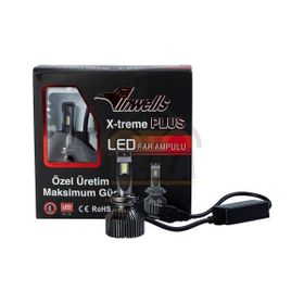 Inwells X-Treme Plus H7 15000 Lümen Arıza Işığı Yakmaz Siyah Led Xenon