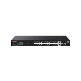 IP-COM G2228P-24-410W 24 Port Gigabit + 2XRJ45/SFP Uplink 370 W Poe Cloud Yönetilebilir Rackmount Switch