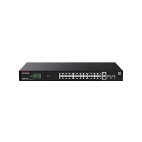 IP-COM G2228P-24-410W 24 Port Gigabit + 2XRJ45/SFP Uplink 370 W Poe Cloud Yönetilebilir Rackmount Switch