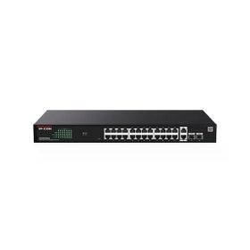 IP-COM G2228P-24-410W 24 Port Gigabit + 2XRJ45/SFP Uplink 370 W Poe Cloud Yönetilebilir Rackmount Switch