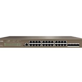 IP-COM G5328P-24-410W 24 Port L3 Yönetilebilir Rackmount Switch