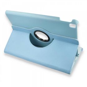 iPad 10.2 7.Nesil 360 Deri - Turkuaz Tablet Kılıfı