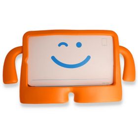iPad 10.2 7.Nesil Karakter Silikon - Turuncu Tablet Kılıfı