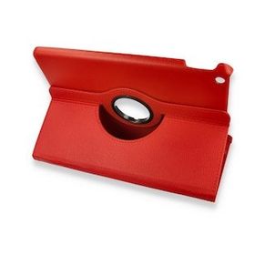 iPad 10.2 7. Nesil Kırmızı 360 Tablet Deri Kılıf