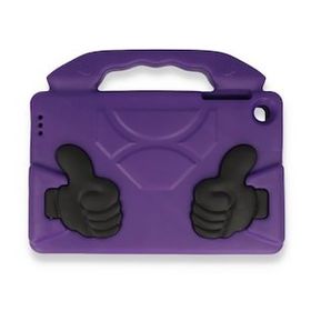 iPad 10.2 7.Nesil Like Stantlı Silikon - Mor Tablet Kılıfı