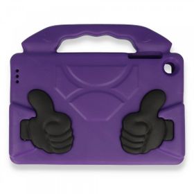 iPad 10.2 7.Nesil Like Stantlı Silikon - Mor Tablet Kılıfı