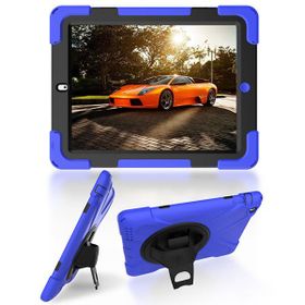 İPad 2-İPad 3-İPad 4-Shockproof 3 Katmanlı Standlı Zırh Kılıf