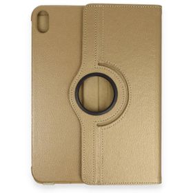 iPad 2022 10.9 10.Nesil 360 Deri - Gold Tablet Kılıfı