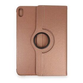 iPad 2022 10.9 10.Nesil 360 Deri - Rose Gold Tablet Kılıfı