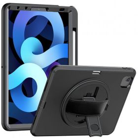 iPad 2022 10.9 10.Nesil Hand Strap - Siyah Tablet Kılıfı