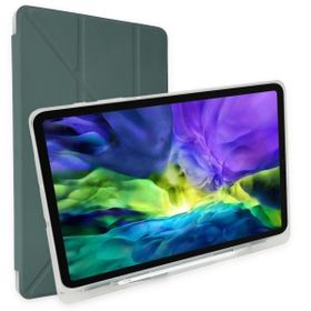 iPad 2022 10.9 10.Nesil Kalemlikli Mars - Koyu Yeşil Tablet Kılıfı