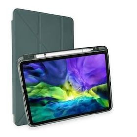 iPad Air 4 10.9 Koyu Yeşil Kalemlikli Mars Tablet Kılıfı