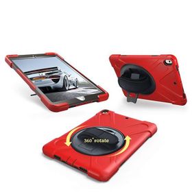 İpad Pro 10.5 3 Katmanlı Standlı Zırh Kılıf-Shockproof Case