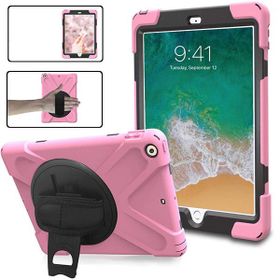 İpad Pro 10.5 3 Katmanlı Standlı Zırh Kılıf-Shockproof Case