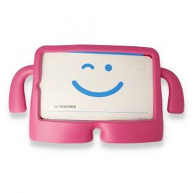 iPad Pro 11 2021 Karakter Tablet Silikon - Pembe Tablet Kılıfı