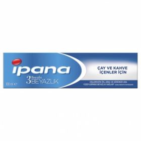 Ipana 3 Boyutlu Beyazlık Çay Kahve İçenler İçin 100 ml Diş Macunu