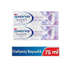İpana 3D 2x75 ml White Luxe Perfection Gelişmiş Beyazlık Diş Macunu
