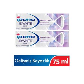 İpana 3D 2x75 ml White Luxe Perfection Gelişmiş Beyazlık Diş Macunu