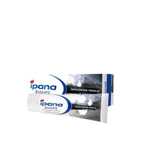 İpana 3D White Beyazlık Charcoal Temizlik 75 ml Diş Macunu