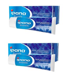 Ipana 3D White Çay ve Kahve İçenler İçin 2x75 ml Diş Macunu