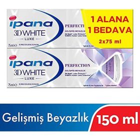 İpana 75+75 ml 2'li Paket 3 Boyutlu Beyazlık Luxe Perfection Diş Macunu